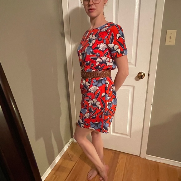 NWOT Topshop Floral dress, size 2 ♥️🍒🦩 - Picture 4 of 7
